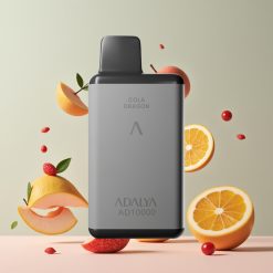 Adalya AD 10000 Puffs Suomi Tukku Kertakäyttöinen Vape – Space Gray, 14 ml, 2% Nicotine, USB-C