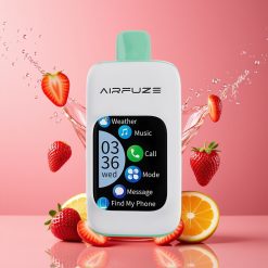 AirFuze Smart 30000 Puffs Suomi Tukku Disposable Vape Mansikka Kesäaika 5% Nicotine 900mAh Type-C 2.01" Touch Screen