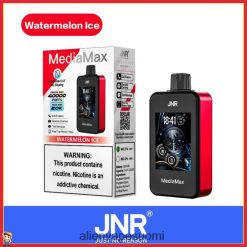 F8VJTR18 JNR MediaMax 40k puffi vesimeloni jäätä | JNR VAPE FLAVOURS
