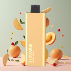Suomi tukku Alibarbar Pandora 7000 Puffs Kertakäyttöinen Vape 17 ml Mango Magic 18 Flavors 1.0 Ohm