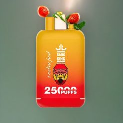 Suomi tukku Bang King 25000 Puffs 46ml Mango-Mansikka 650 mAh Type-C -kaksoispodijärjestelmä