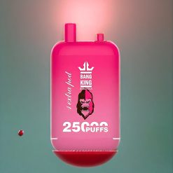 Suomi tukku Bang King 25000 Puffs Disposable Vape Mansikka-Vesimeloni 46ml 650 mAh Type-C Dual Pod System