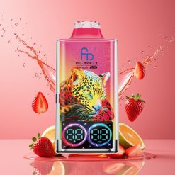 Suomi tukku Fumot Leopard 40K Puffs Disposable Vape Mansikka-Vesimeloni 0%-5% Nikotiinia, 700mAh, Type-C, Dual Mesh, 40000 Puffs