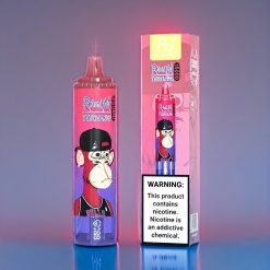 Suomi Tukku Fumot RandM Tornado 15000 Puffs Vape 25ml 850mAh Sinihapan Vadelma Mesh Coil Type-C LCD
