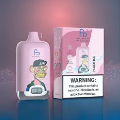 Suomi tukku Fumot Tornado Digital Box 12000 Puffs 20ml Mesh Coil 550mAh Persikka-Jää