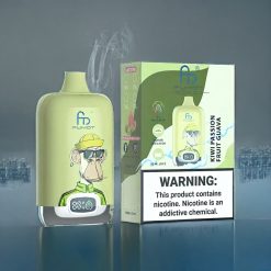 Suomi tukku Fumot Tornado Digital Box 12000 Puffs Vape Kiivi Passiohedelmä Guava - 20ml E-Liquid, 550mAh Type-C, Mesh Coil, MTL Draw