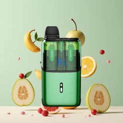 Suomi tukku Fumot Ultra T32000 Kertakäyttöinen Vape 32000 puffia 800mAh Cool Mint & Spearmint (Viileä Minttu & Spearmint) 24ml Type-C Advanced Mesh Coil