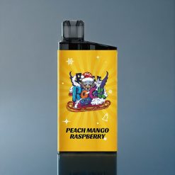Suomi tukku Iget Bar 3500 Puffs Vape Persikka Mango Vadelma – 1400 mAh Akku, 1.2 Ohm Mesh Coil, 78g Keveä