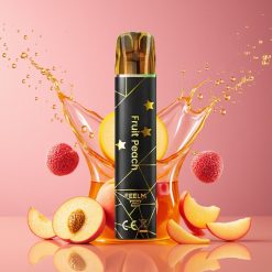 Suomi tukku JNR Black&Golden 600+200 Puffs 2ml 2% Nikotiinia Disposable Vape Persikka