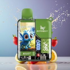 Suomi tukku JNR Butterfly 8500 Puffs Disposable Vape 15ml Viileä Mint 1200mAh Digitaalinäyttö
