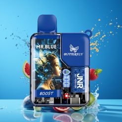 Suomi tukku JNR Butterfly 8500 Puffs Disposable Vape Mr Blue 15ml 1200mAh 1.0ohm Mesh Digital Display Suomi tukku