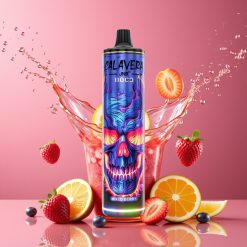 Suomi tukku JNR Calavera 11000 Puffs Disposable Vape - 21ml E-Liquid, 850mAh Battery, Type-C Charging, Sekamansikka (Mixed Berry)