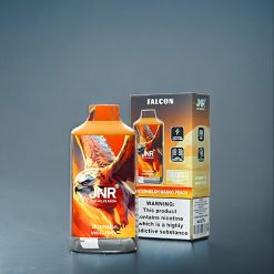 Suomi tukku JNR Falcon 16000 Puffs 850mAh Type-C Vesimeloni Mango Persikka 22ml Dual Mesh Coil Smart LED Näyttö
