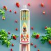 Suomi tukku JNR Rocket X 12400 Puffs Mansikkajää – Pieni ja kompakti, 850mAh akku, 22ml neste, Type-C lataus, RGB-valot