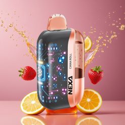 Suomi tukku NEXA Ultra 50K Disposable Vape 20ml/800mAh 50000 Puffs 5% Nikotiini Cinna Roll 0.9ohm Dual Mesh Coils 3d Curved Screen Type-C