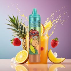 Suomi tukku RandM Fumot Tornado 15000 Puffs 25ml 850mAh Mesh Coil Type-C Ladattava Jäätävän Ananaksen Disposable Vape