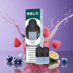 Suomi tukku RELX Pod Pro 1.8% Nikotiinia & 1.9 ml Mustikkapuro Väkevä Höyry & Pehmeä Kokemus