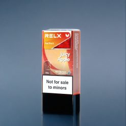 Suomi tukku RELX Pod Pro 2 Vape Mehevä Omena – 3%/5% Nikotiini, 600 puffs, 1.9ml, 2/3 pussia/pakkaus, 3 jännitemuutosta (Eco Mode 5.5W, Smooth Mode 6.5W, Boost Mode 8W)