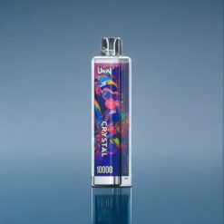 Suomi tukku UWIN Crystal 10 000 Puffs Vanilja jää - 18ml, 650mAh, Type-C, 0.8 Ohm mesh, RGB-valot